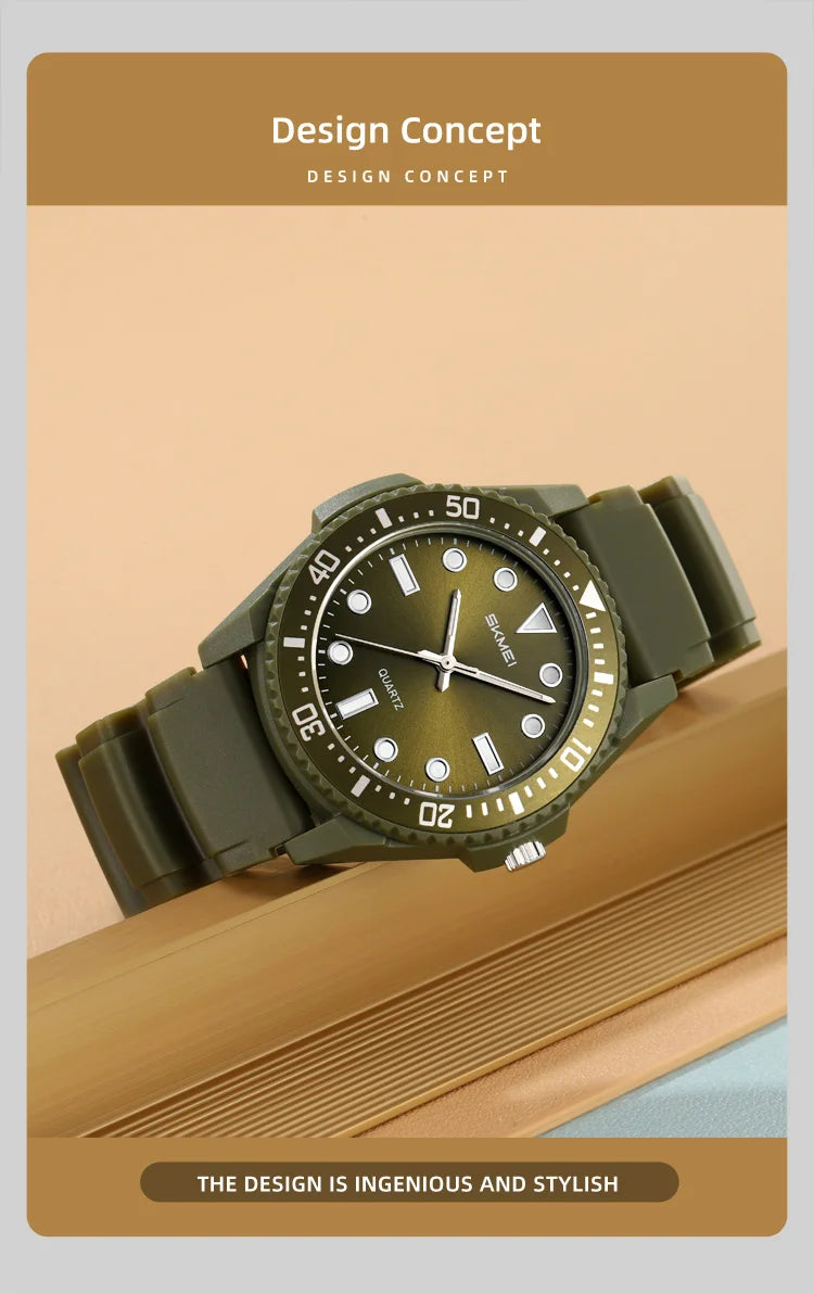 SKMEI 2622 Fashion Quartz Wristwatch 50M Waterproof Kid Watch