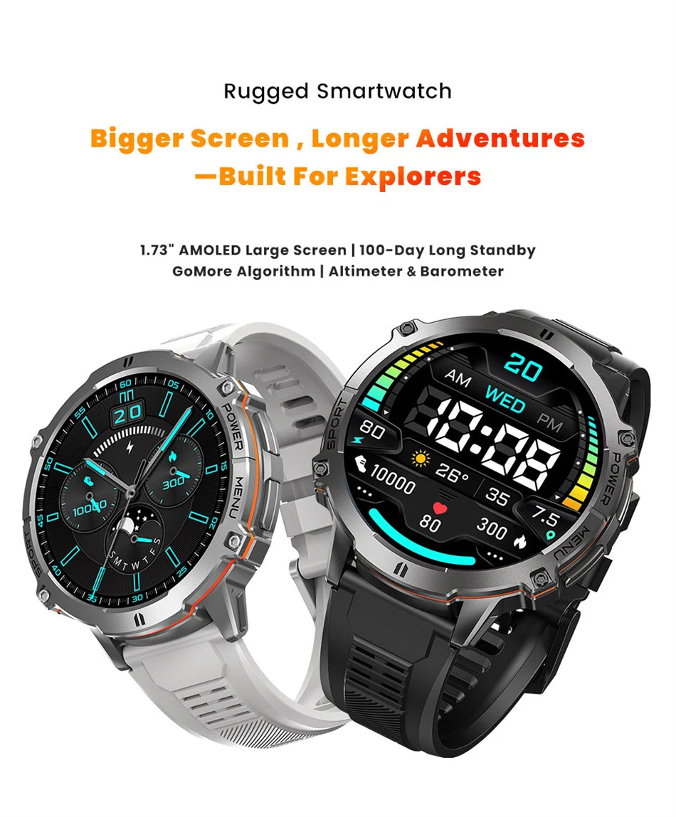 T-Rex 3 Military Grade 1000mAh Battery Smart Watch Sports