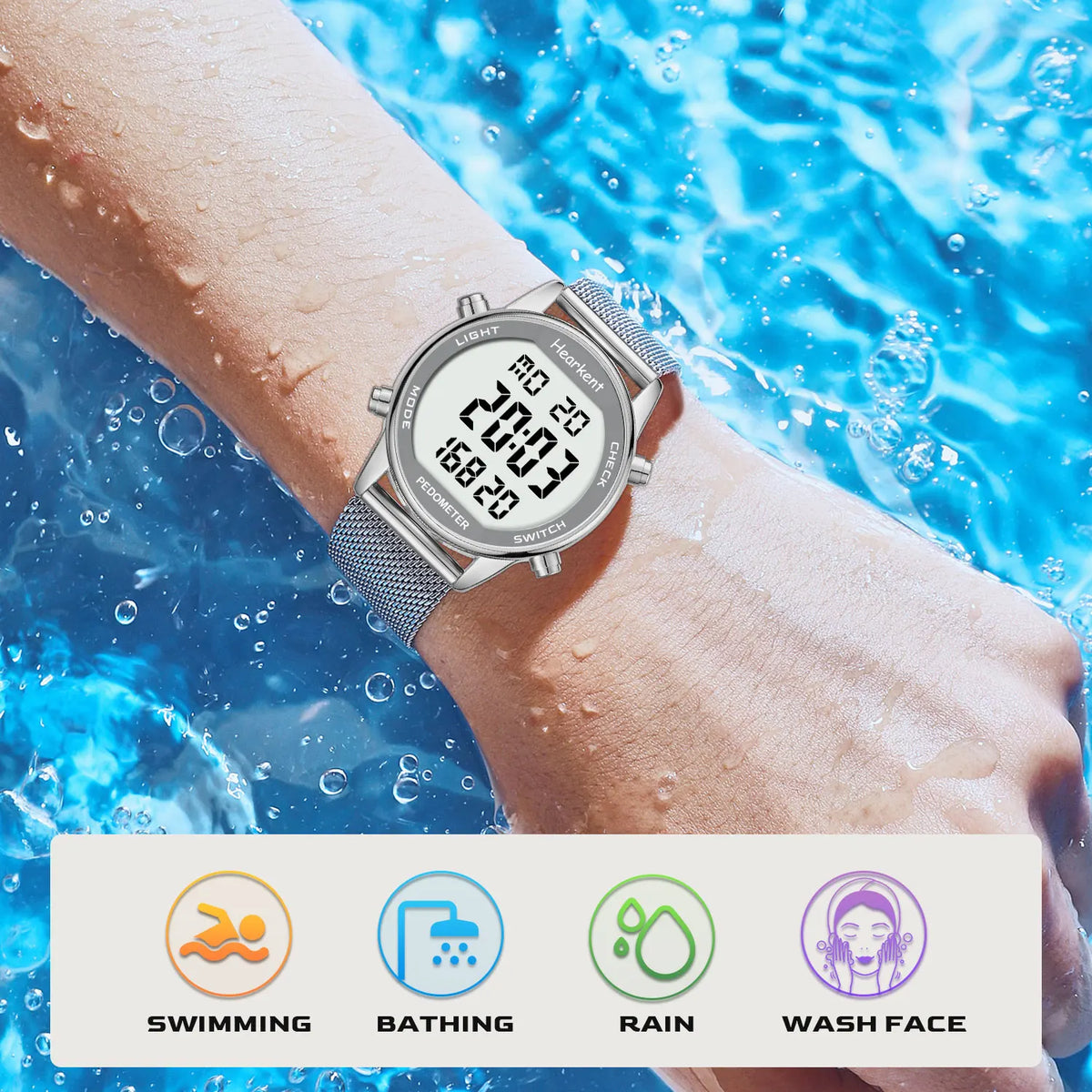 Pedometer Watches Sport Step Counter Women's Watches