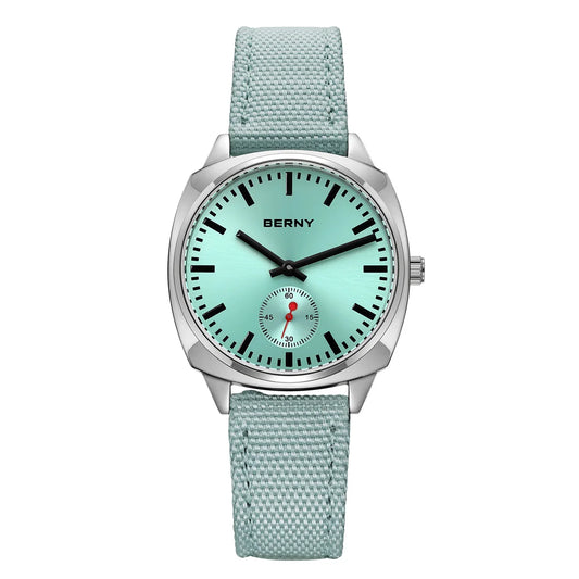 Ladies Railway Watch Canvas Women Wristwatch Quartz