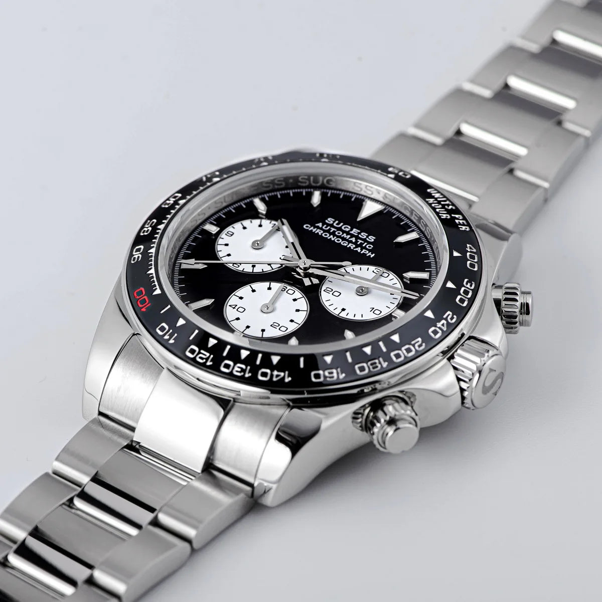 Diving Men Watch Panda Automatic Mechanical Chronograph