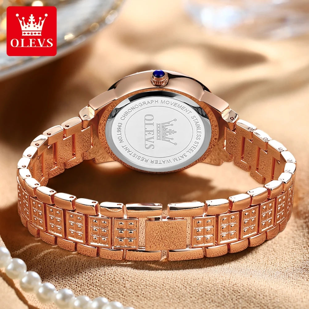 Luxury All Diamond Original Quartz Watch for Women