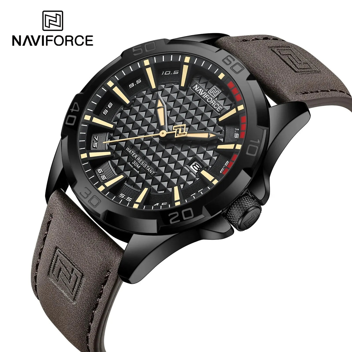 Men Casual Sport Military Quartz Calendar Wrist Watch for Man