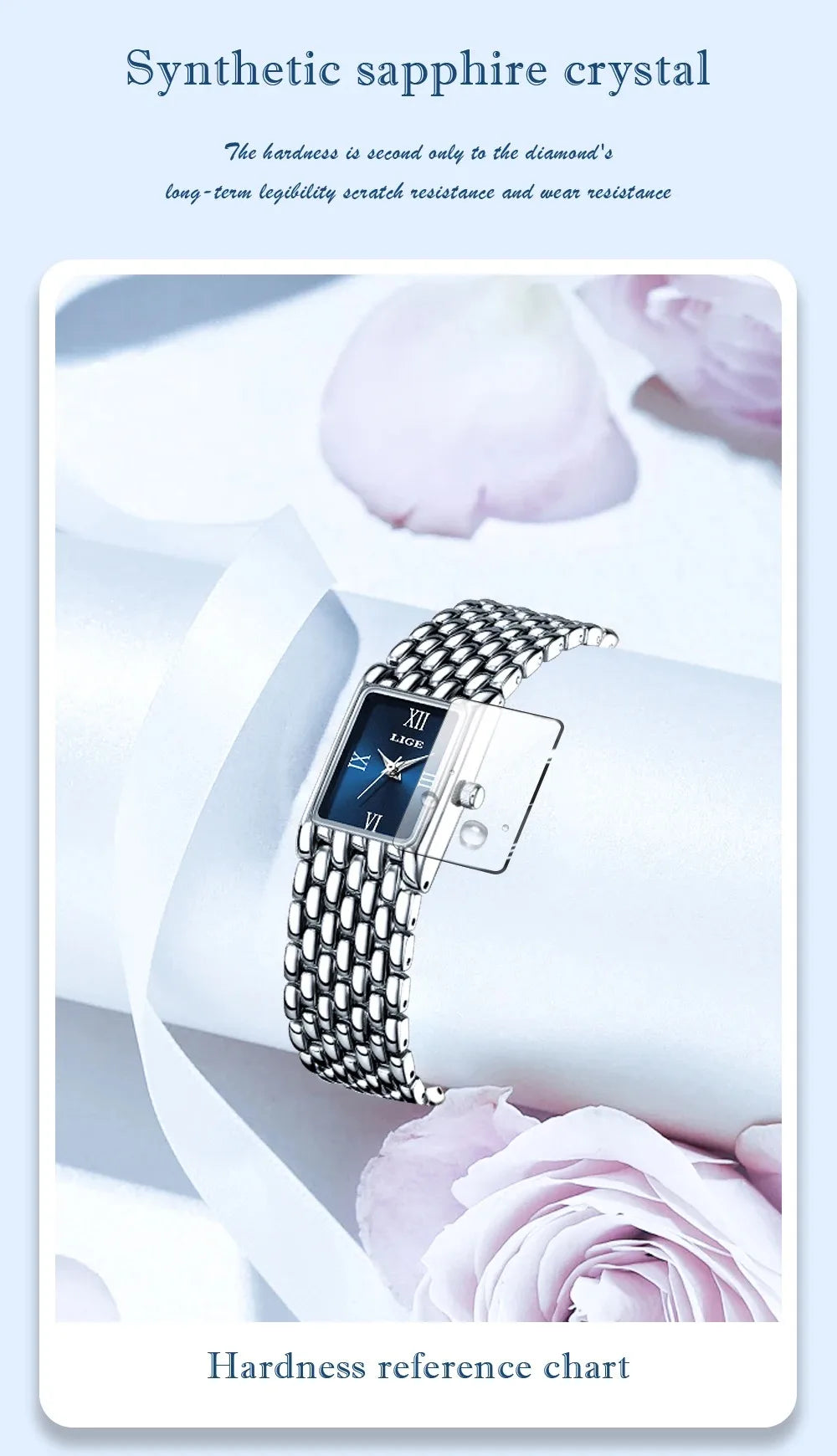 LIGE New Design Ladies Watch Fashion Quartz Wristwatch