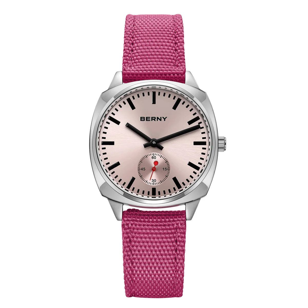 Ladies Railway Watch Canvas Women Wristwatch Quartz