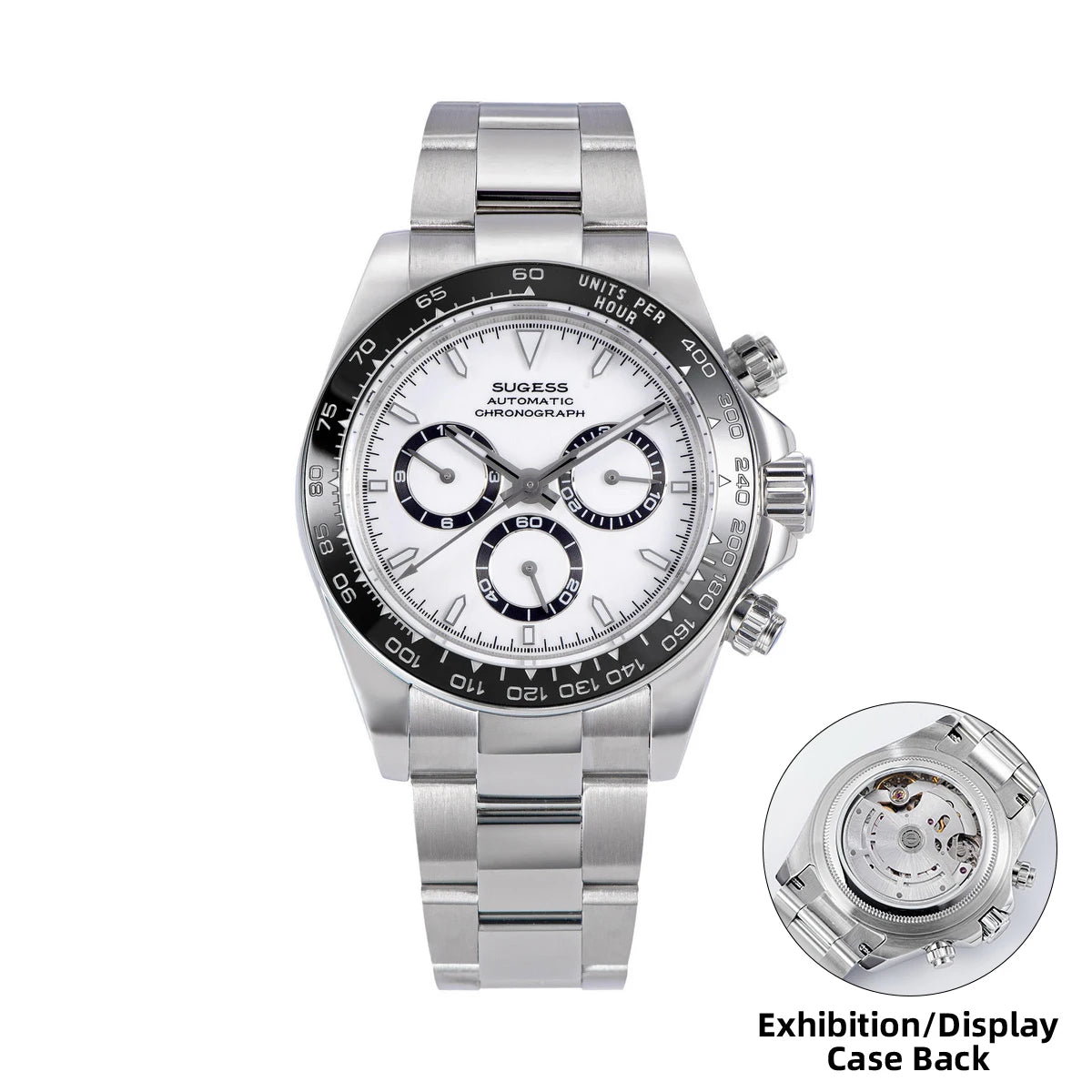 Diving Men Watch Panda Automatic Mechanical Chronograph