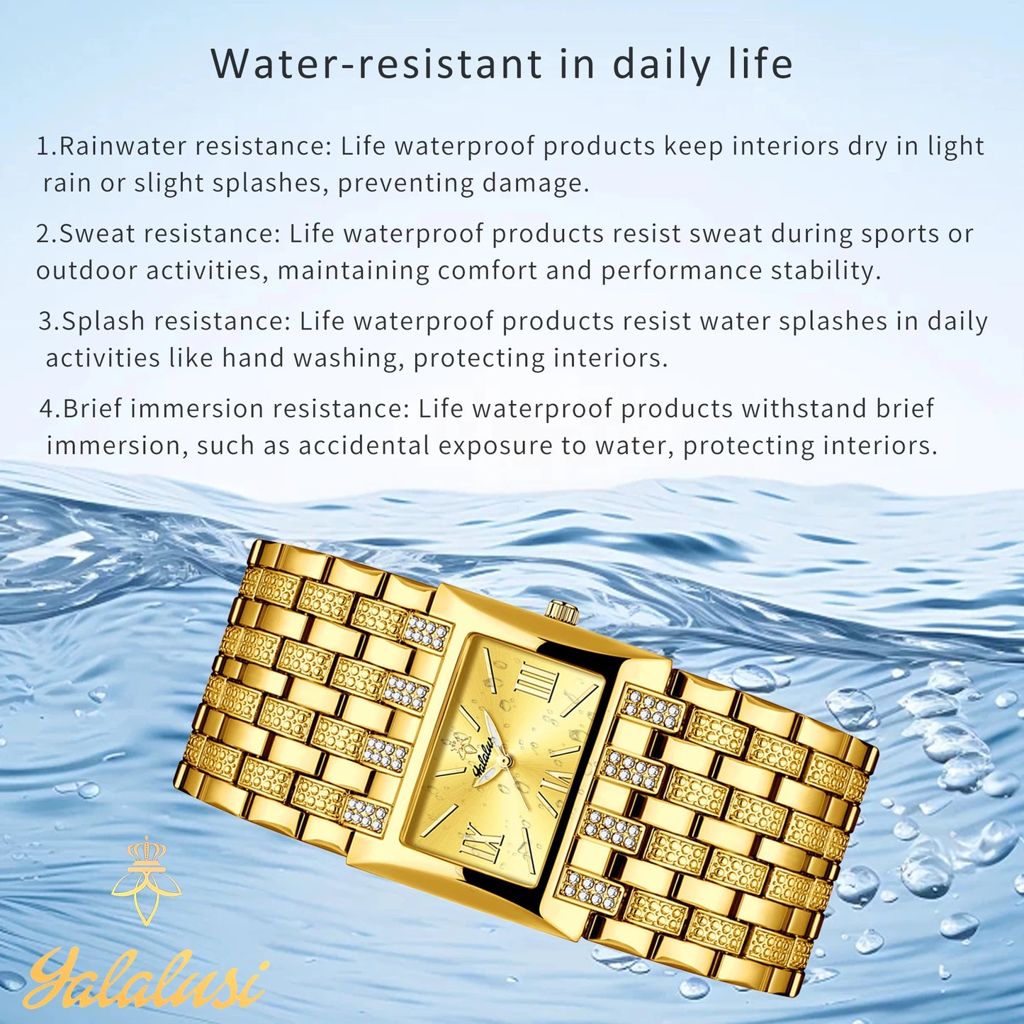 Brand: Fashionable Women's Waterproof Quartz Bracelet