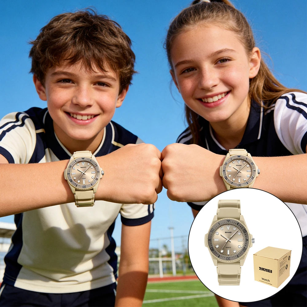 SKMEI 2622 Fashion Quartz Wristwatch 50M Waterproof Kid Watch