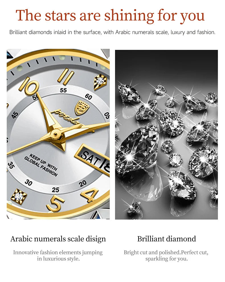 Top Fashion Women's Watches Luminous Elegant Ladies Watch