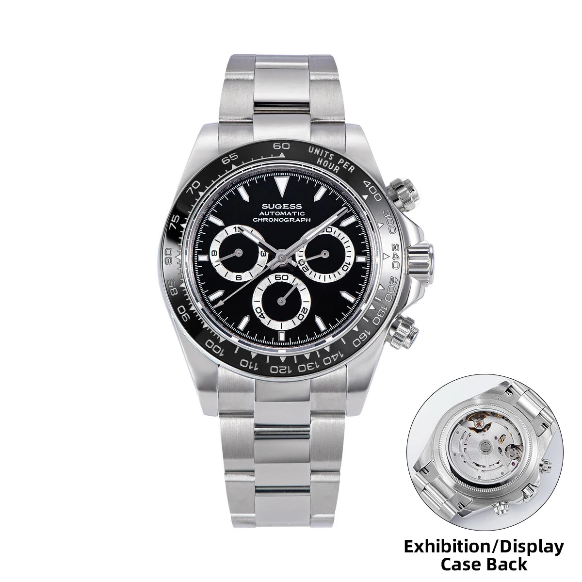 Diving Men Watch Panda Automatic Mechanical Chronograph