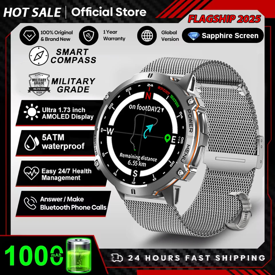 T-Rex 3 Military Grade 1000mAh Battery Smart Watch Sports