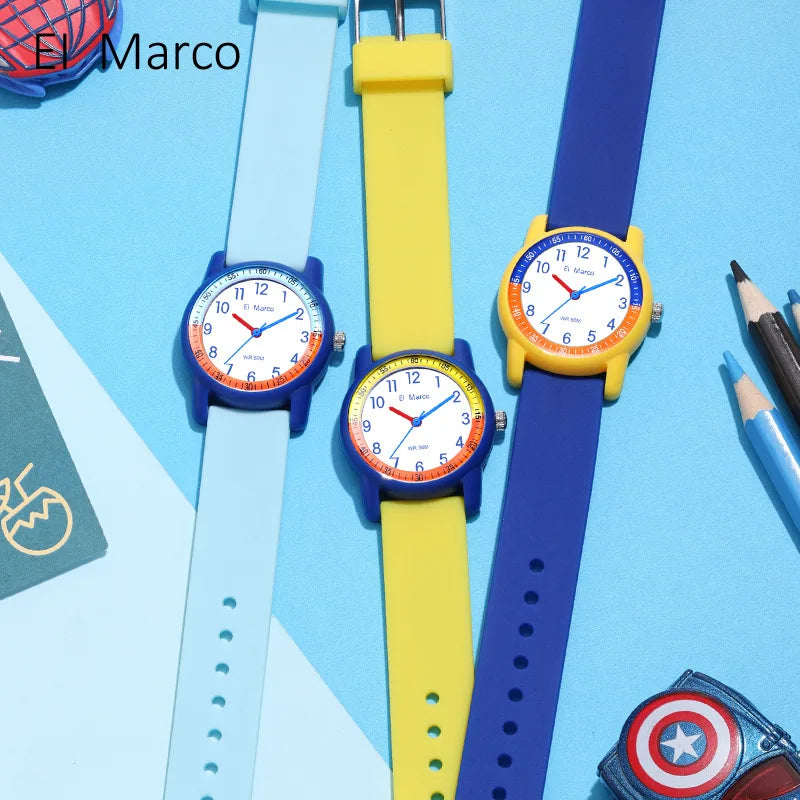 El Marco 6701 Children's Watch Waterproof and Drop proof
