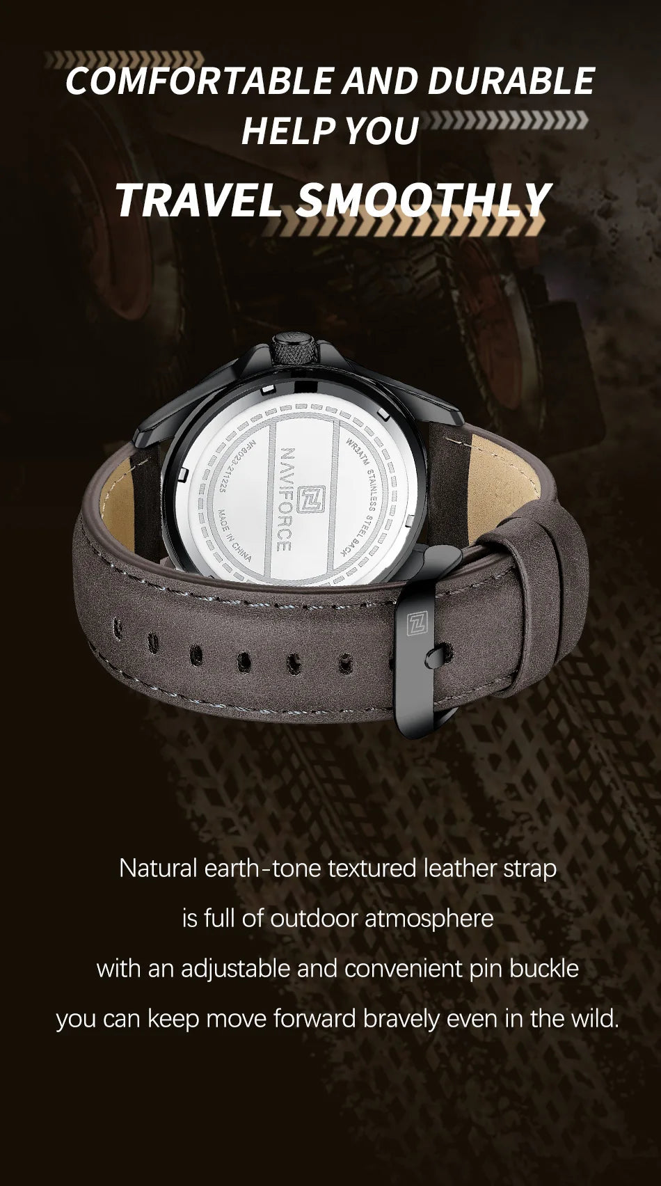 Men Casual Sport Military Quartz Calendar Wrist Watch for Man