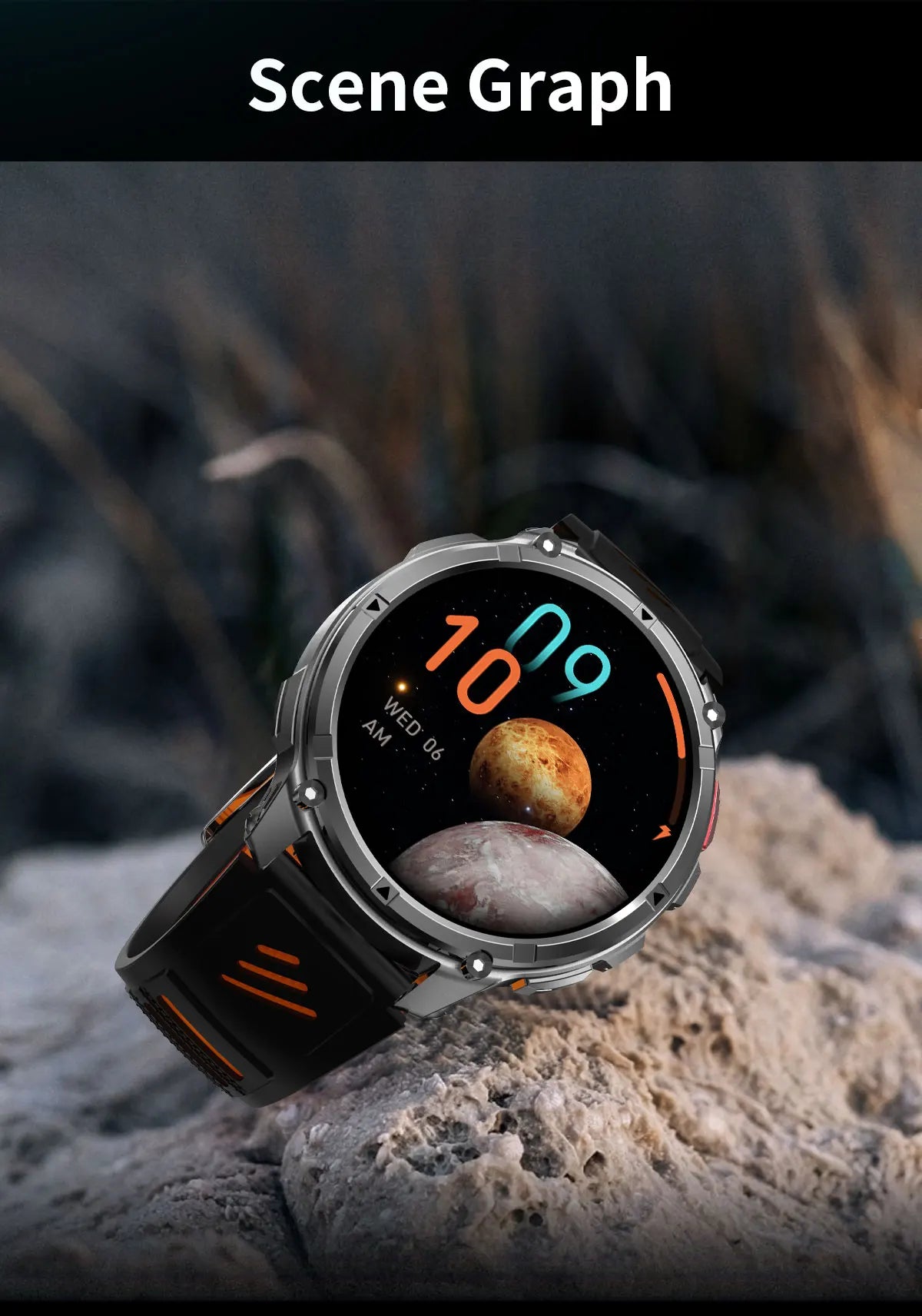 New T-Rex3 Pro 1100mAh Battery Smart Watch GPS Smartwatch