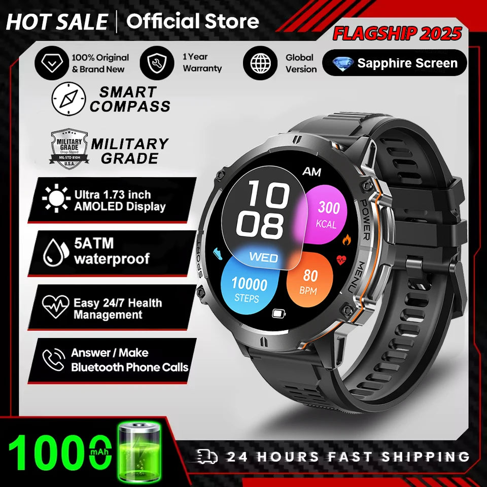 T-Rex 3 Military Grade 1000mAh Battery Smart Watch Sports