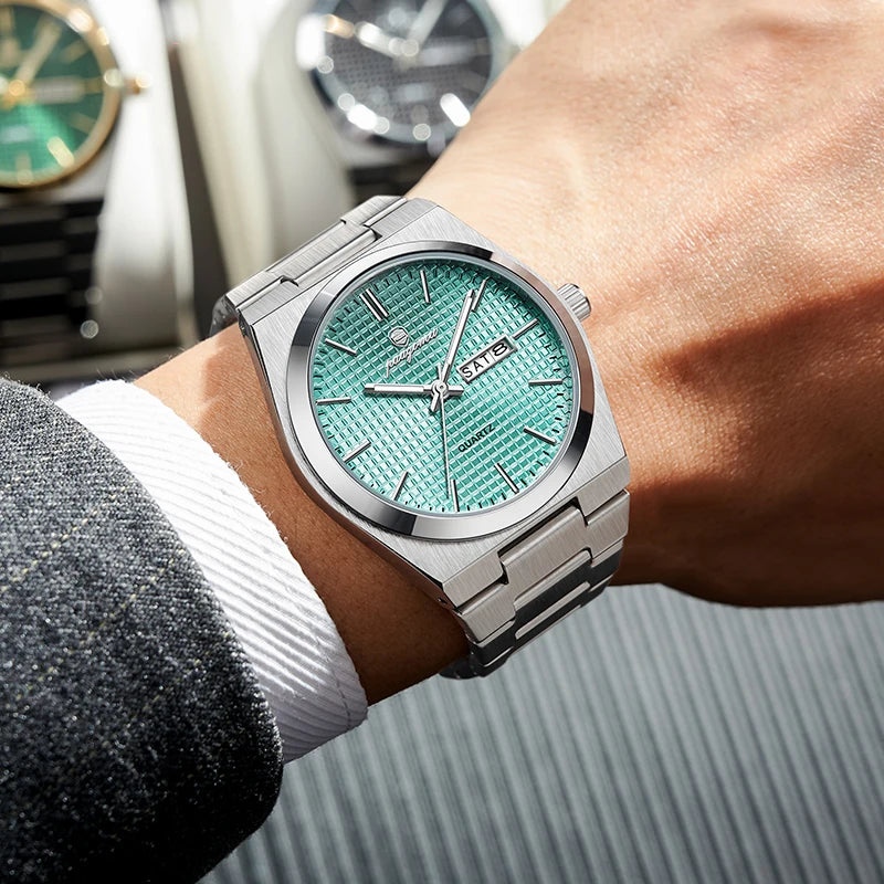Original Luxury Men Clock Fashion Luminous Waterproof