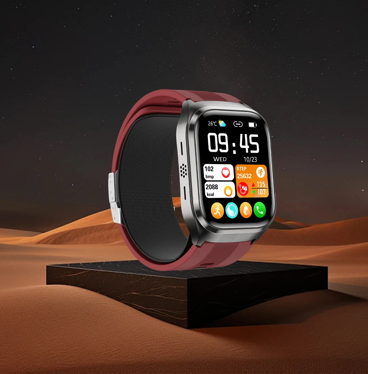 New Airbag Smart Watch Men AI Diagnosis Accurate Blood Pressure