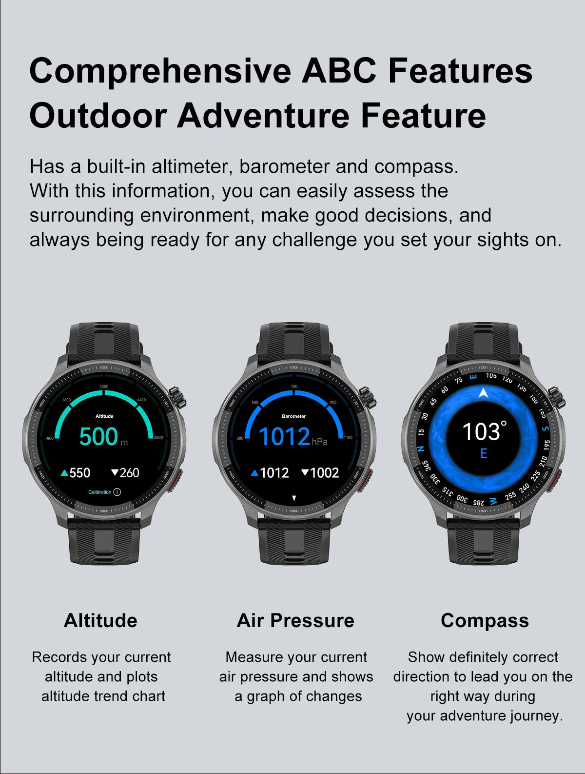 NEW 4G Memory GPS Offline Map Position Smart Watch Sports