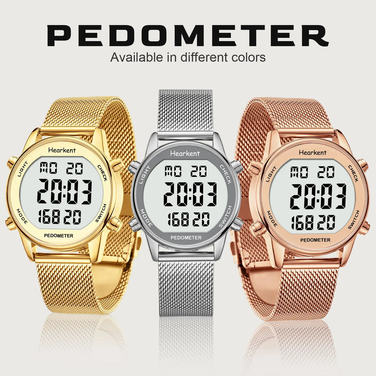 Pedometer Watches Sport Step Counter Women's Watches