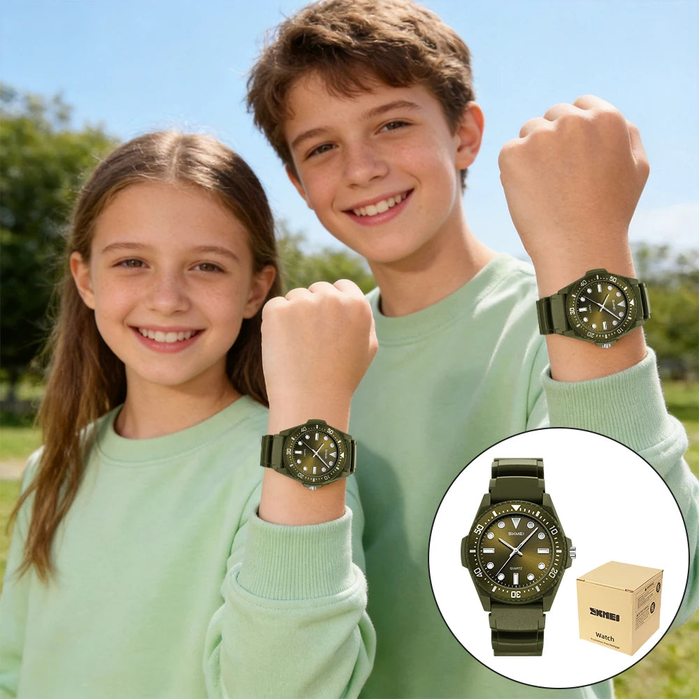 SKMEI 2622 Fashion Quartz Wristwatch 50M Waterproof Kid Watch