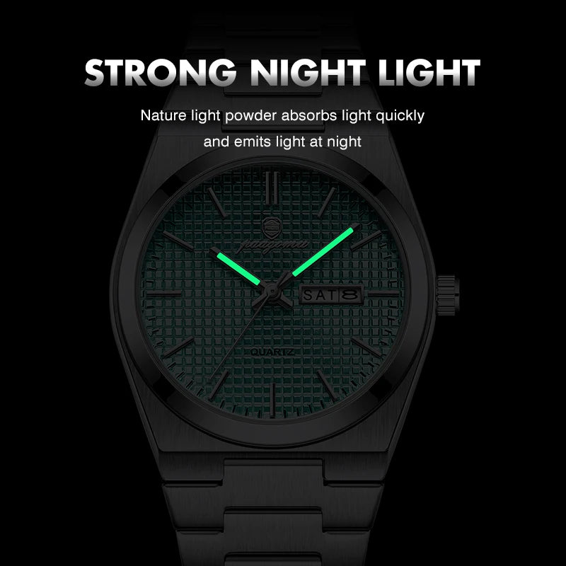 Original Luxury Men Clock Fashion Luminous Waterproof