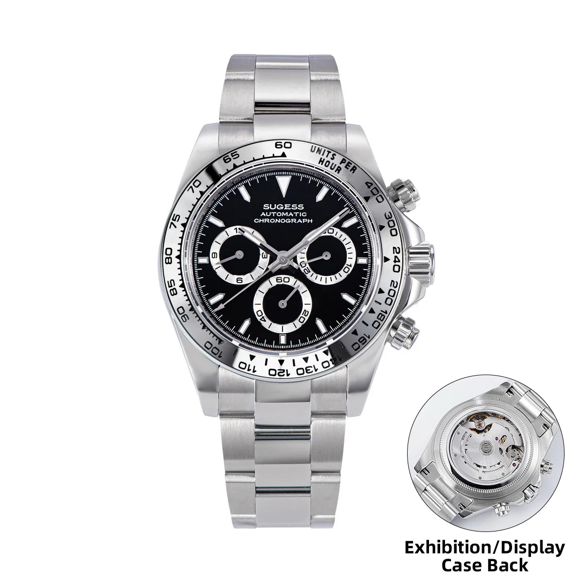 Diving Men Watch Panda Automatic Mechanical Chronograph