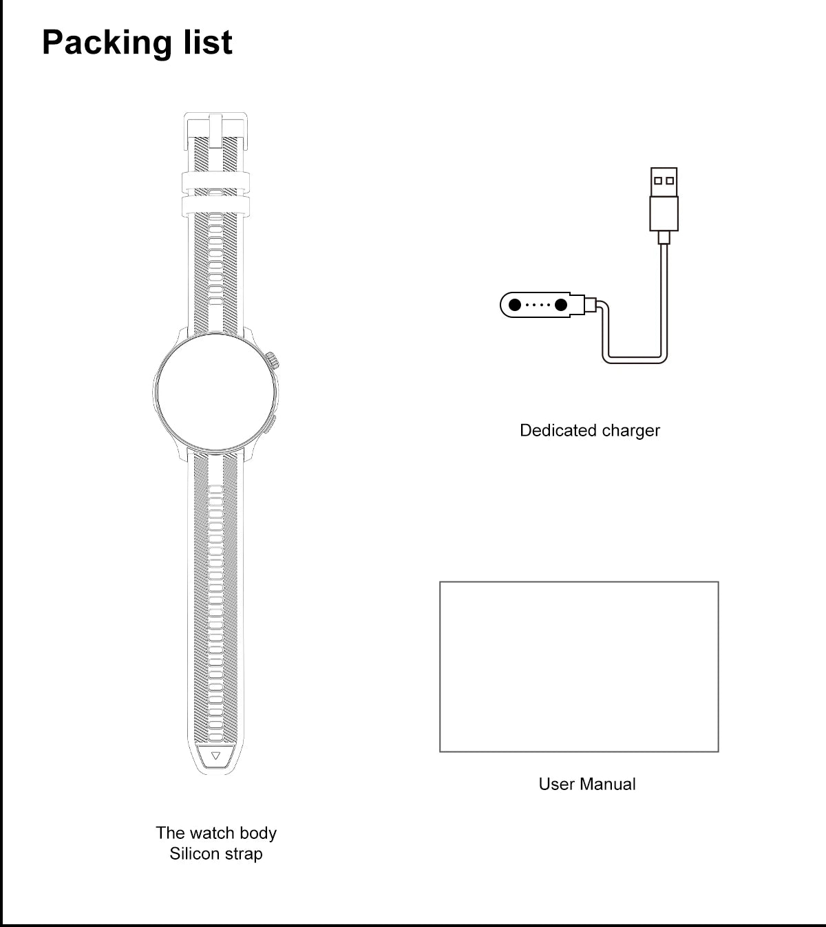 NEW 4G Memory GPS Offline Map Position Smart Watch Sports