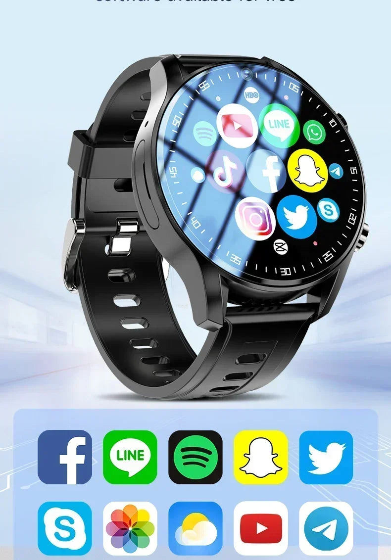 SIM Dual camera Smartwatch A7128G 4G smartwatch for men