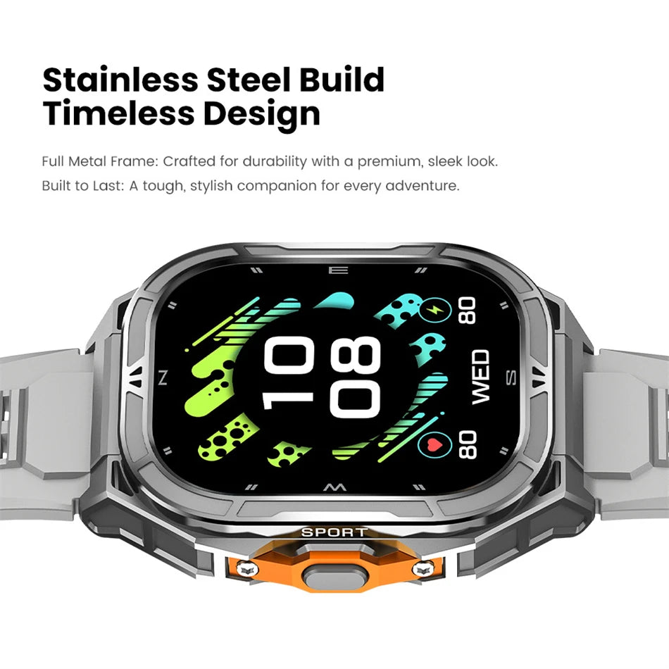 NEW TANK X5 Smartwatch 5ATM Waterproof GPS Dual-Frequency