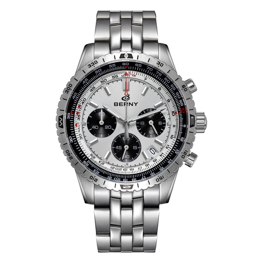 Chronograph Watches for Men Aviation Multifunction Quartz