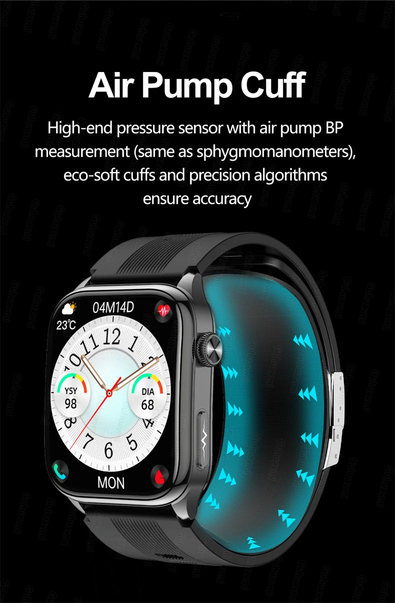 New Upgrade Air pump Smart Watch airbag Accurate Smartwatch