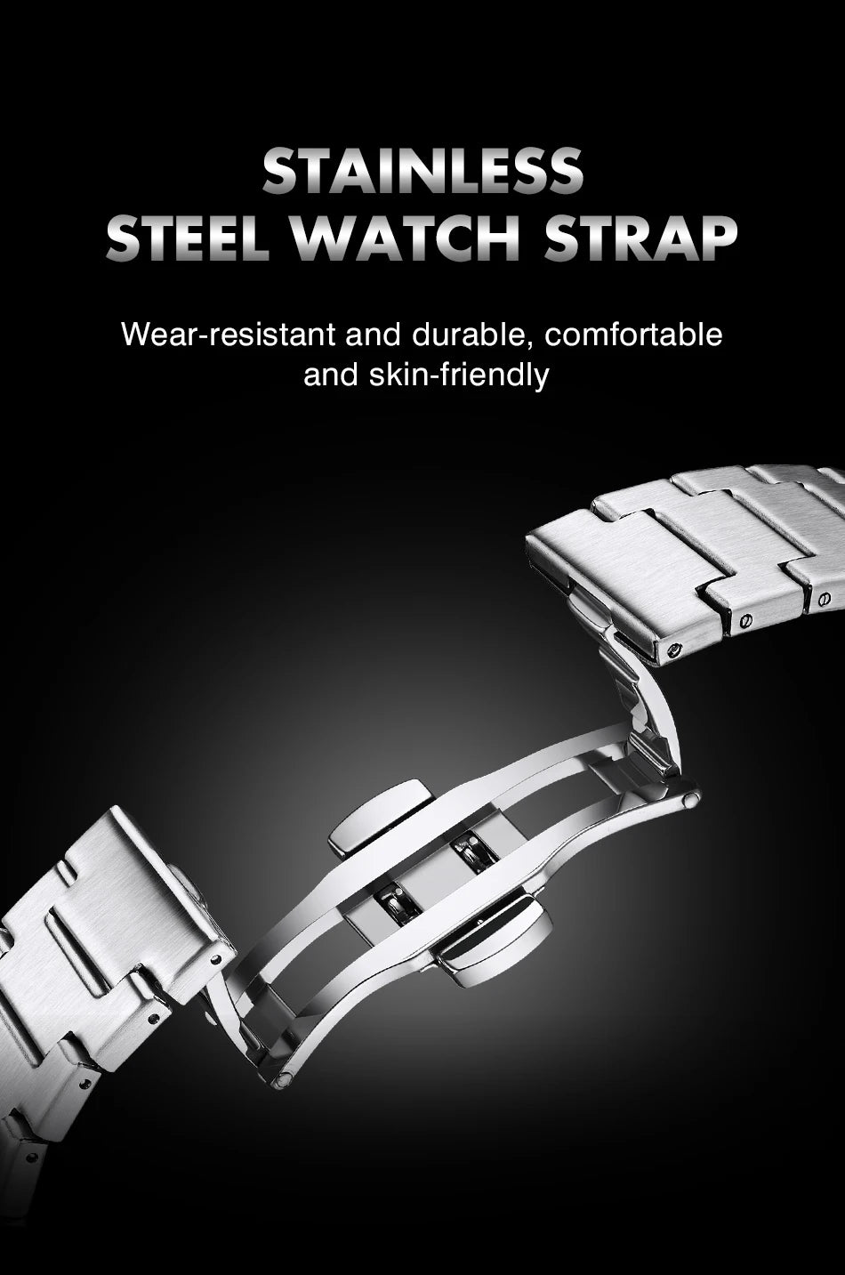 Original Luxury Men Clock Fashion Luminous Waterproof