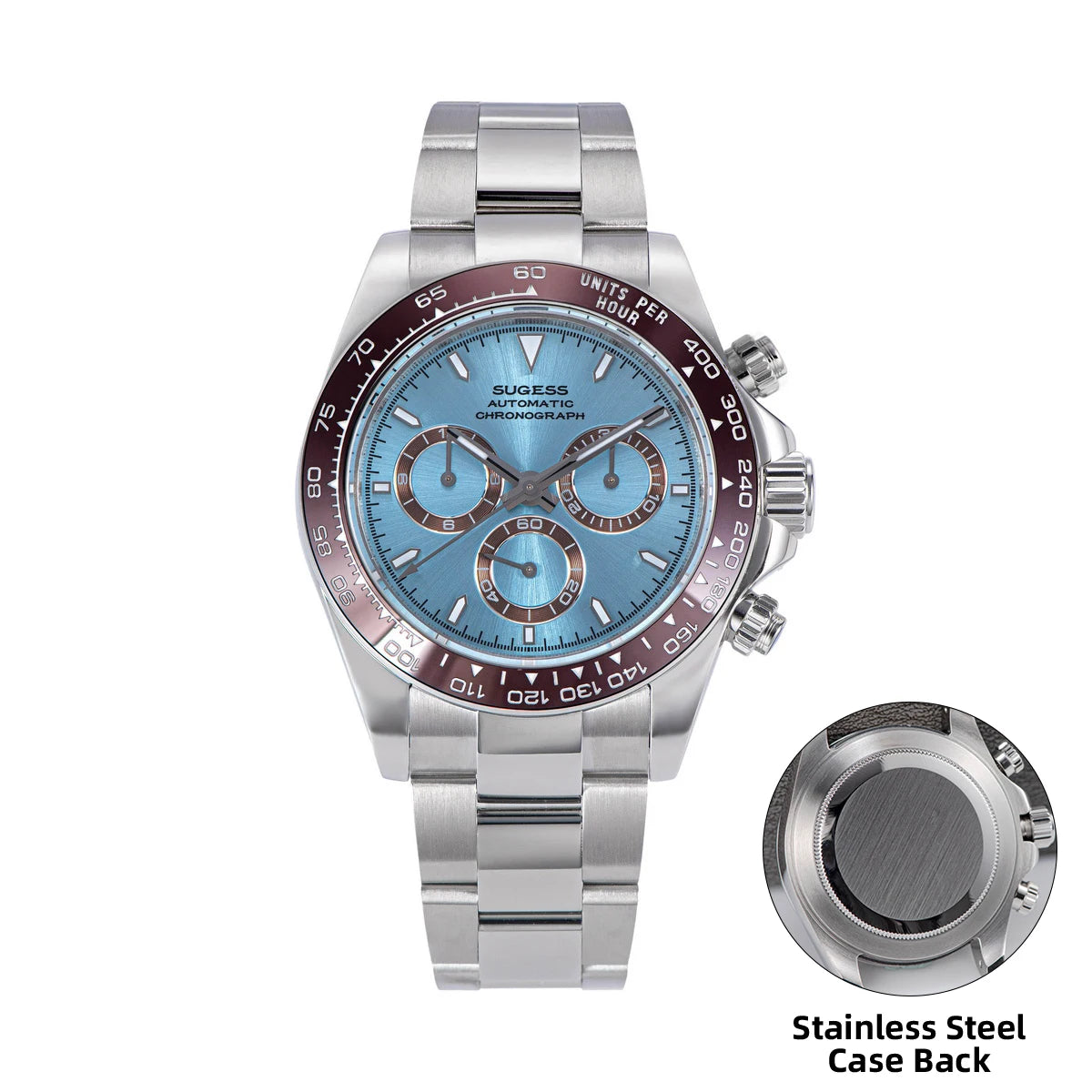 Diving Men Watch Panda Automatic Mechanical Chronograph