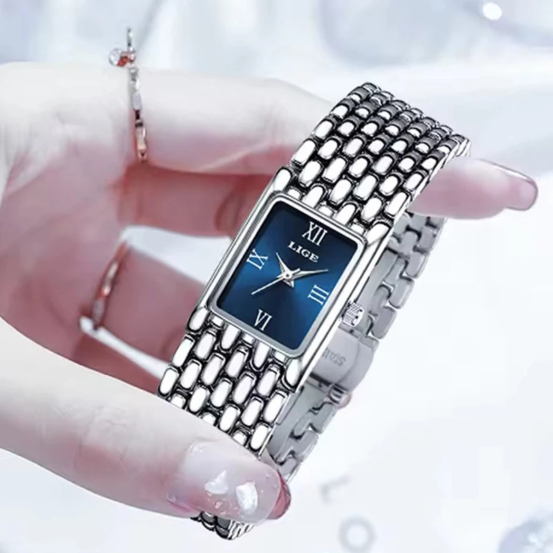 LIGE New Design Ladies Watch Fashion Quartz Wristwatch
