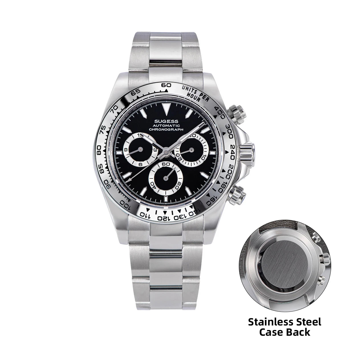 Diving Men Watch Panda Automatic Mechanical Chronograph