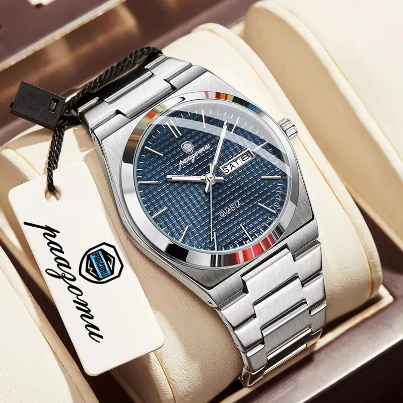 Original Luxury Men Clock Fashion Luminous Waterproof