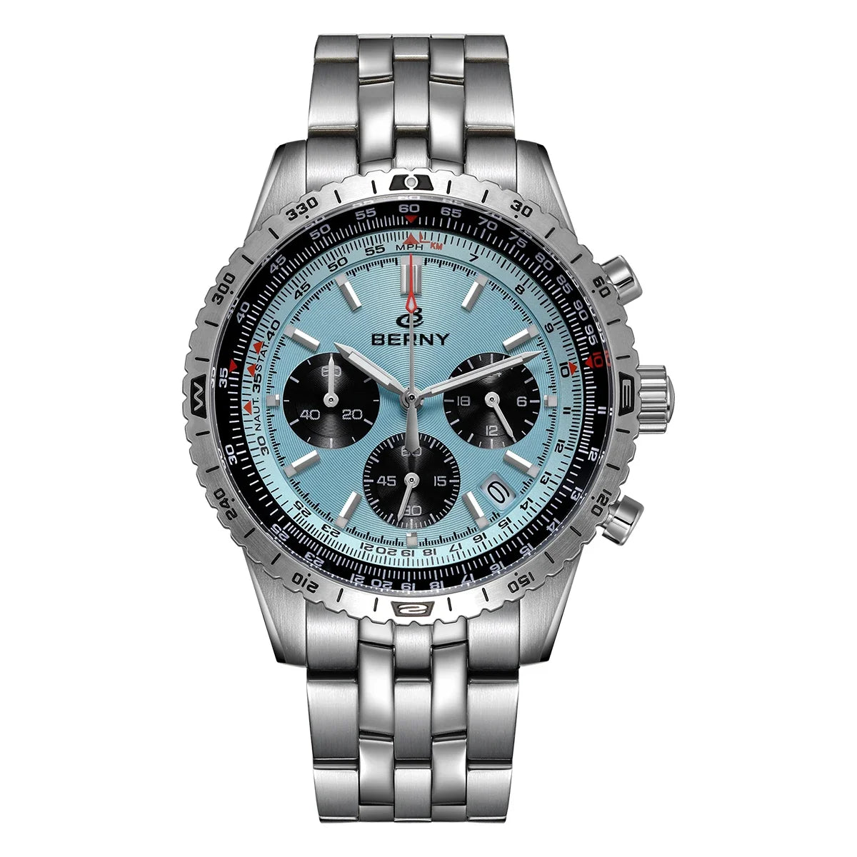 Chronograph Watches for Men Aviation Multifunction Quartz