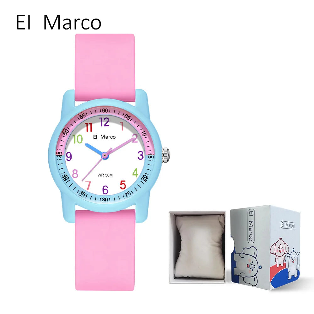 El Marco 6701 Children's Watch Waterproof and Drop proof