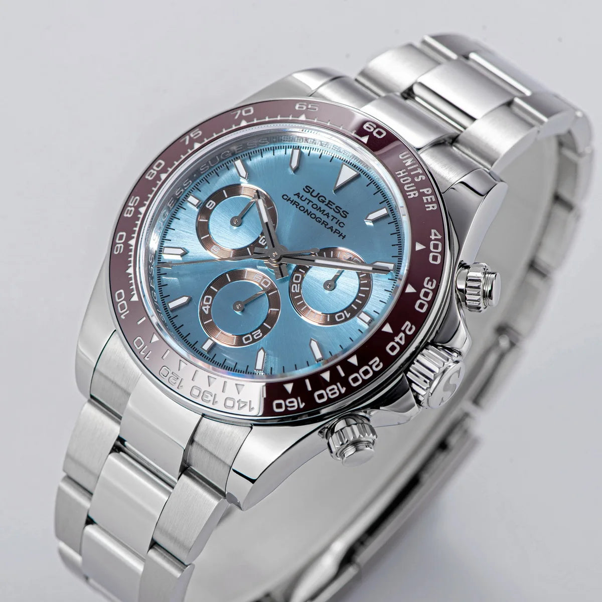 Diving Men Watch Panda Automatic Mechanical Chronograph
