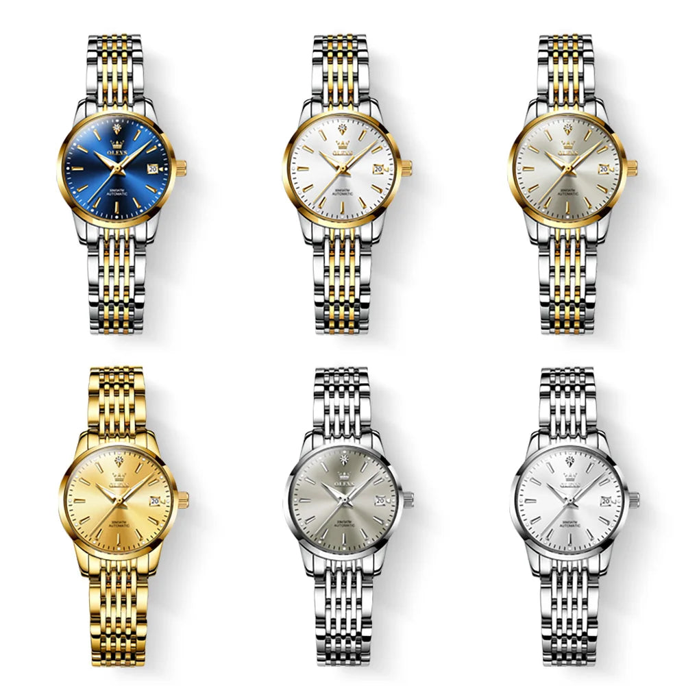 Luxury Brand Ladies Watch Automatic Mechanical Wristwatch