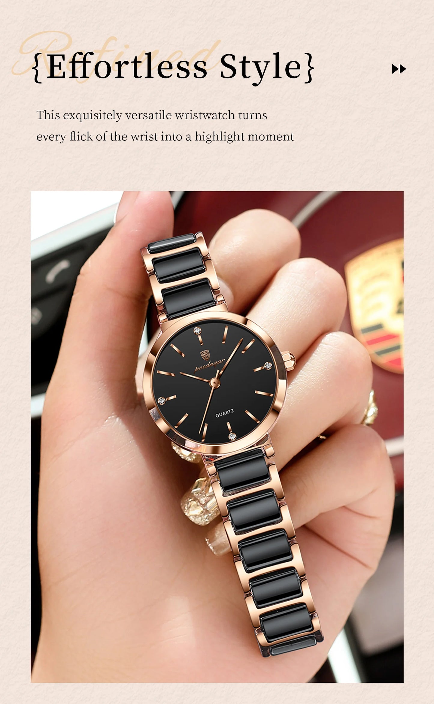 Top Diamond Luxury Watch For Woman High Quality Waterproof