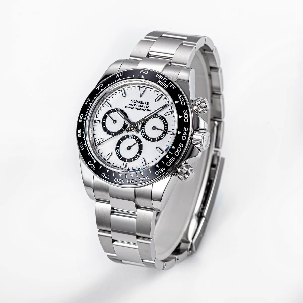 Diving Men Watch Panda Automatic Mechanical Chronograph