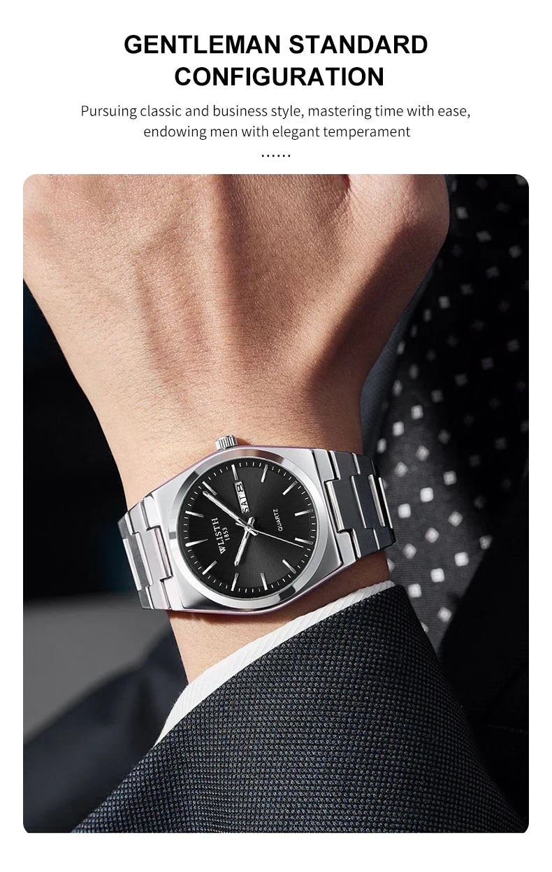 Man Watch Quartz Watch Luxury Waterproof Luminous