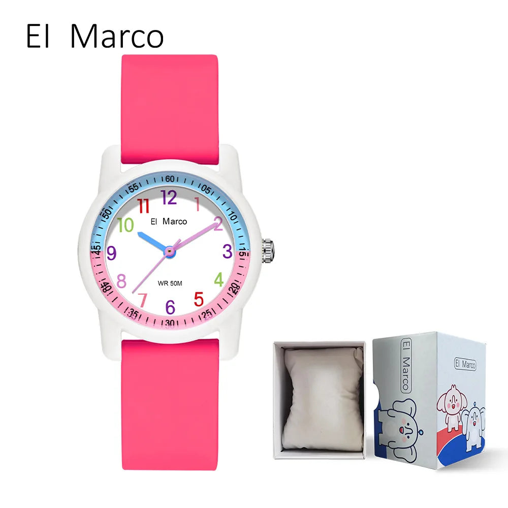 El Marco 6701 Children's Watch Waterproof and Drop proof
