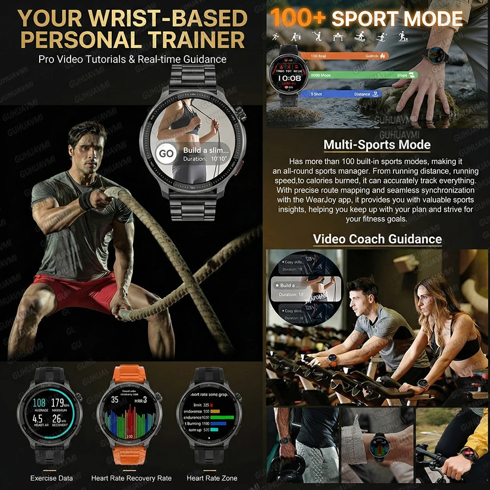 NEW 4G Memory GPS Offline Map Position Smart Watch Sports