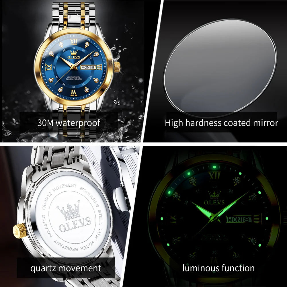Men's Watch Original Fashion Brand Quartz Waterproof Watch