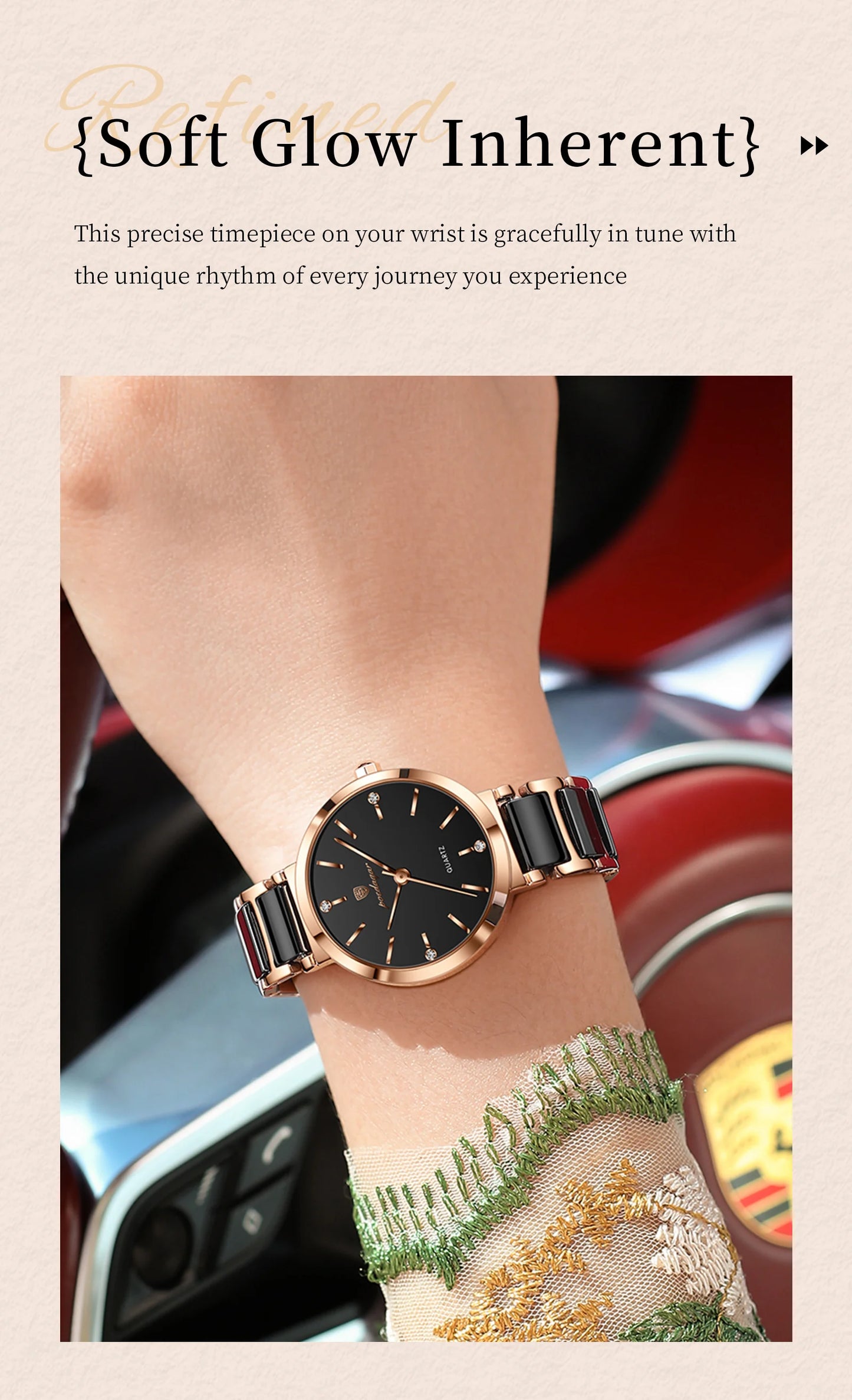 Top Diamond Luxury Watch For Woman High Quality Waterproof