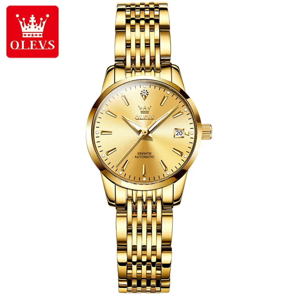 Luxury Brand Ladies Watch Automatic Mechanical Wristwatch