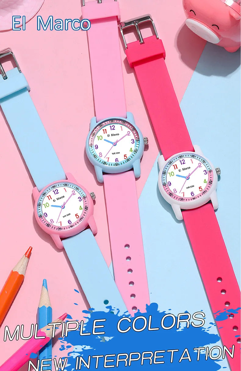 El Marco 6701 Children's Watch Waterproof and Drop proof