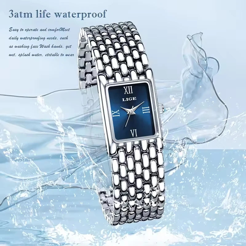 LIGE New Design Ladies Watch Fashion Quartz Wristwatch